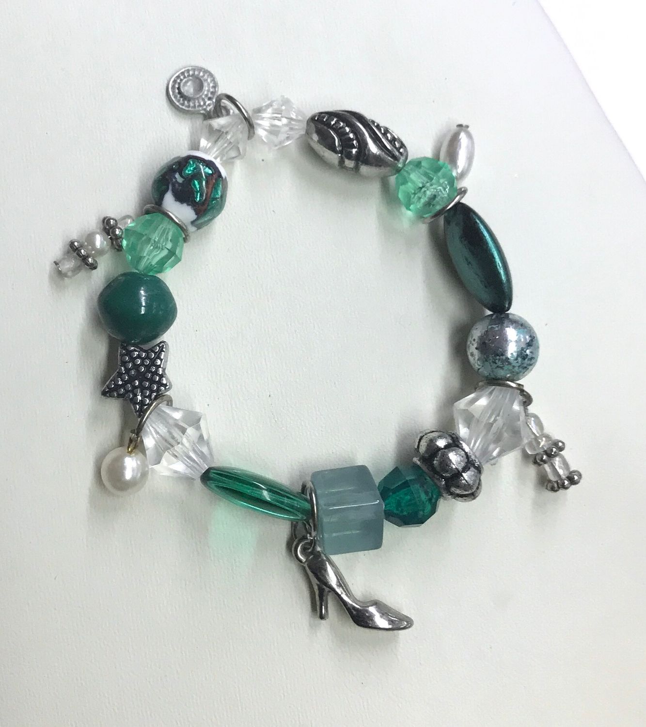 BRACELET CHARMS ÉMERAUDE 