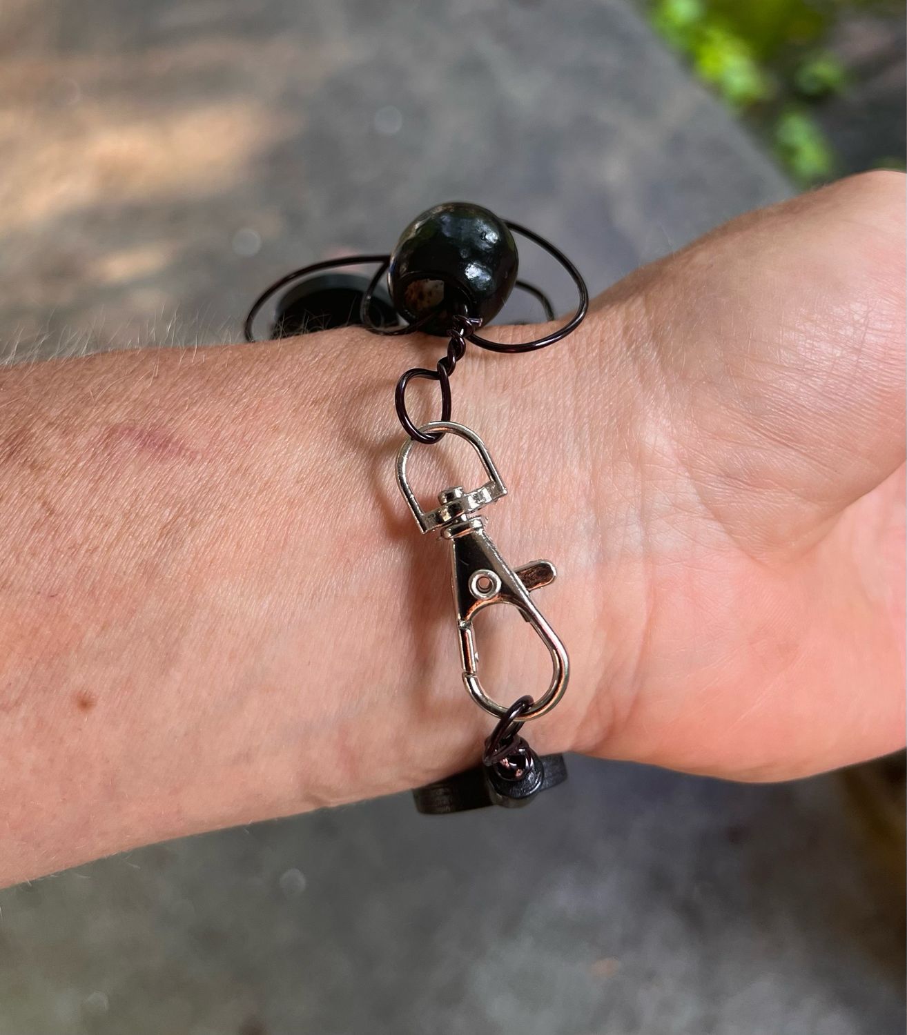 BRACELET BOIS D’ARCHITECTURE NOIR