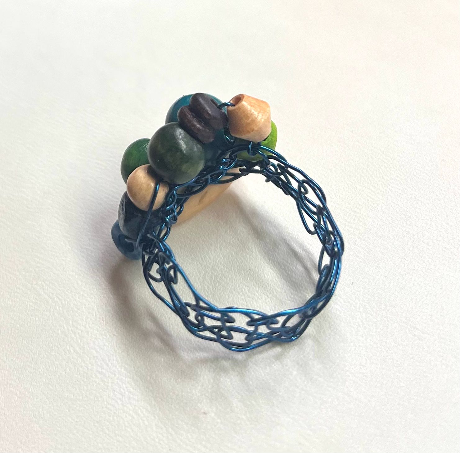 BAGUE FLEUR DES BOIS MIX AQUA