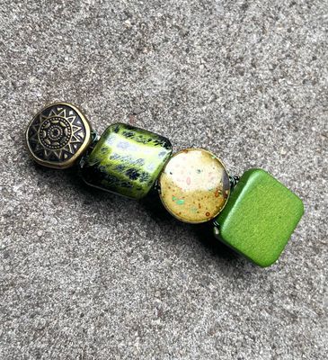BARRETTE PASSION VERT