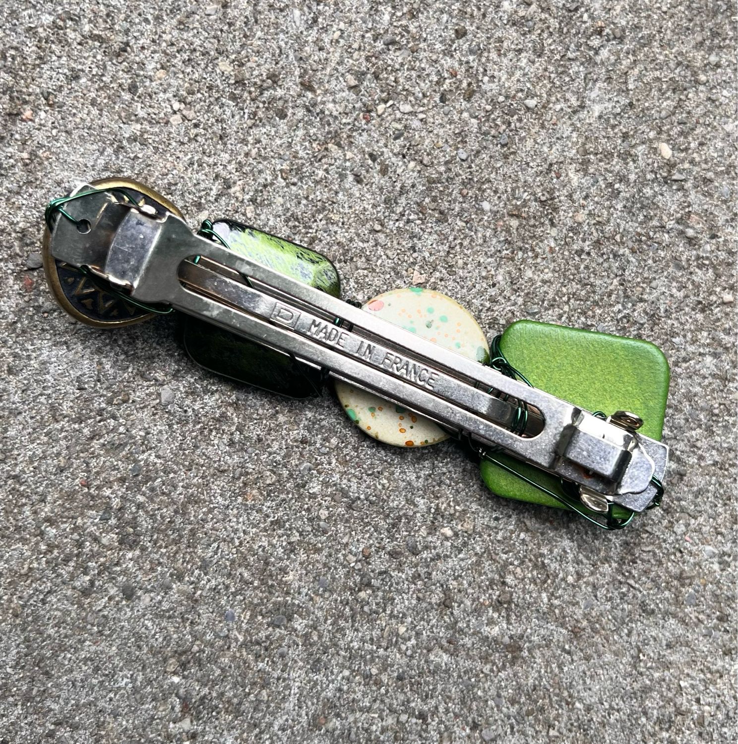 BARRETTE PASSION VERT