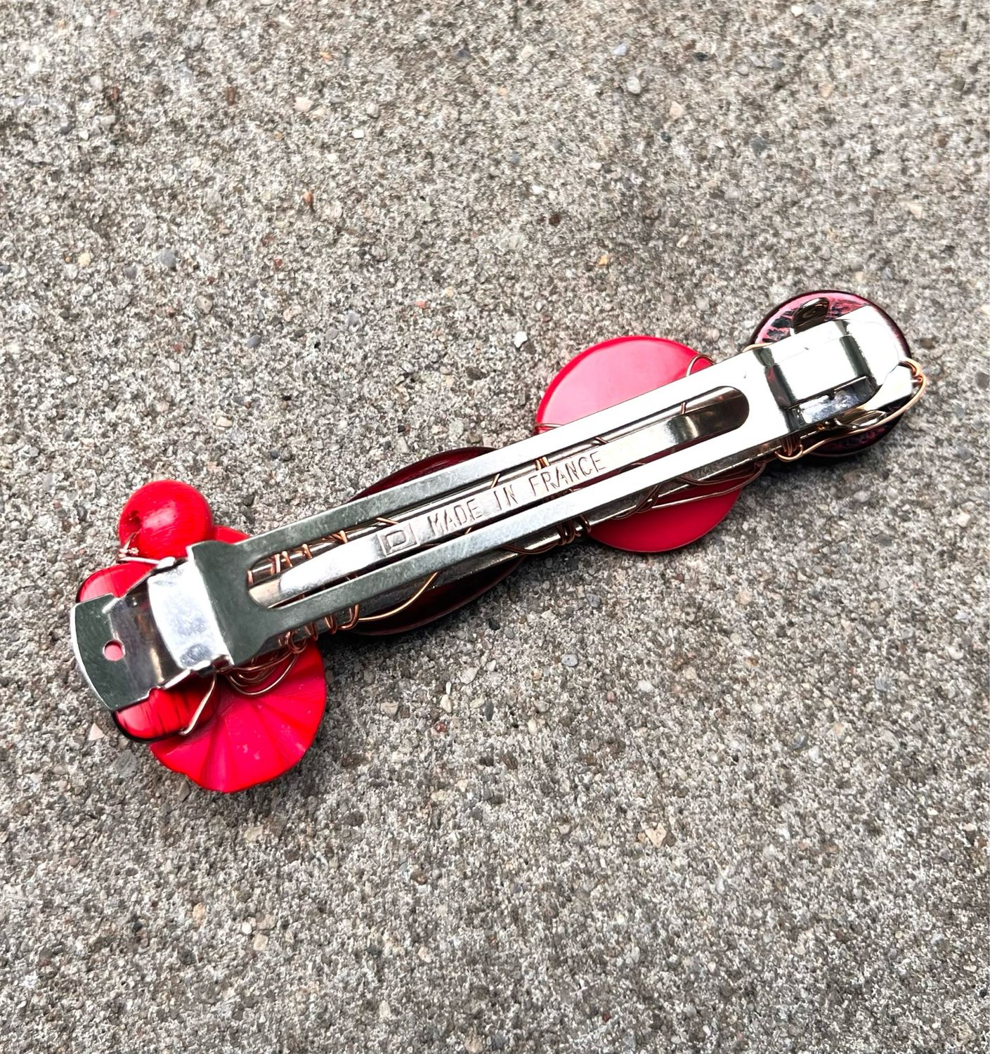 BARRETTE PASSION ROUGE