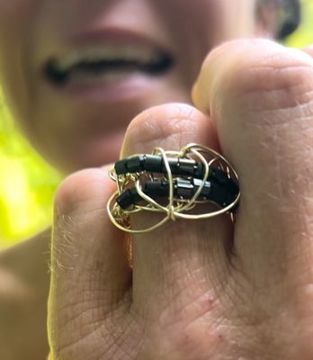 BAGUE NUIT SCINTILLANTE 