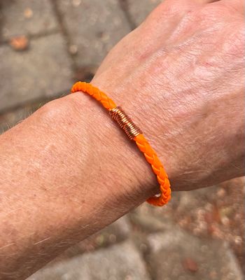 BRACELET ORANGE CUIVRÉ 