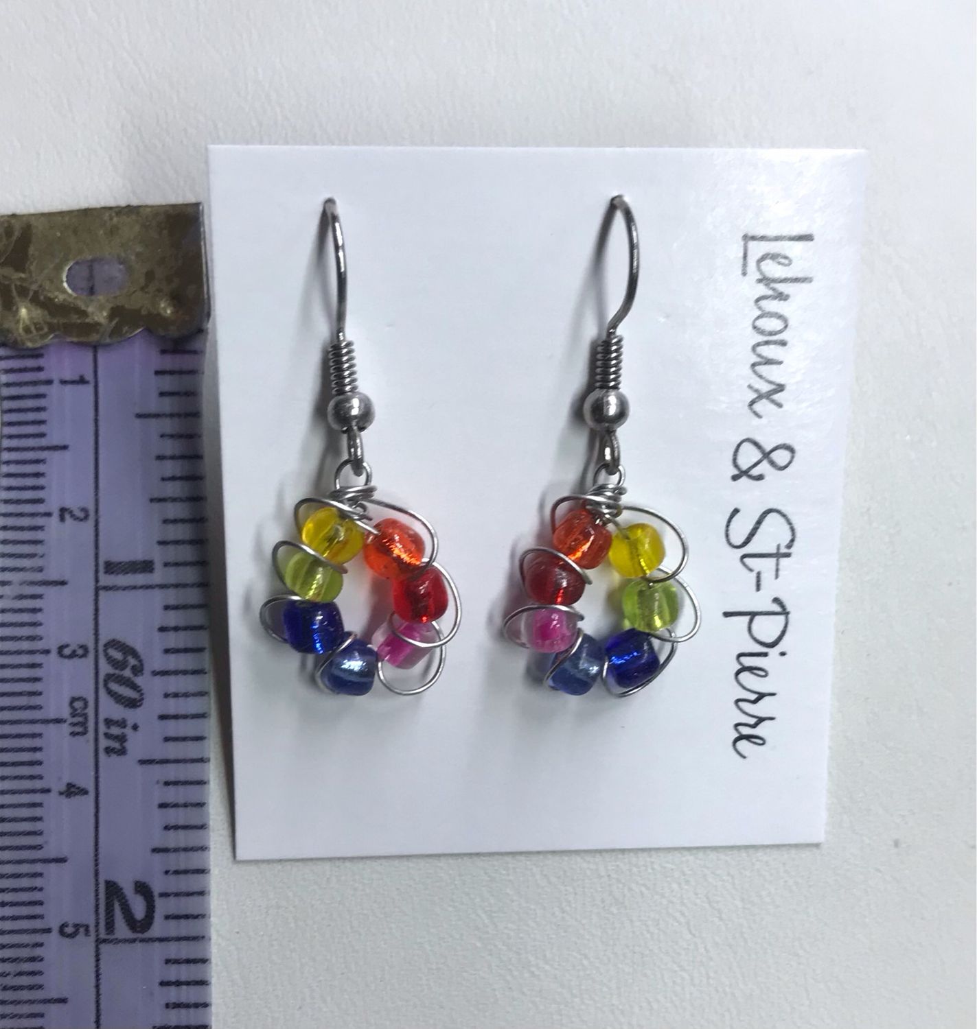 BOUCLES D’OREILLES FIESTA MULTICOLORE 