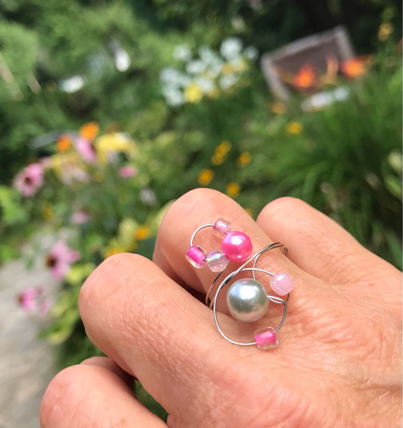 BAGUE FUNNY ROSE