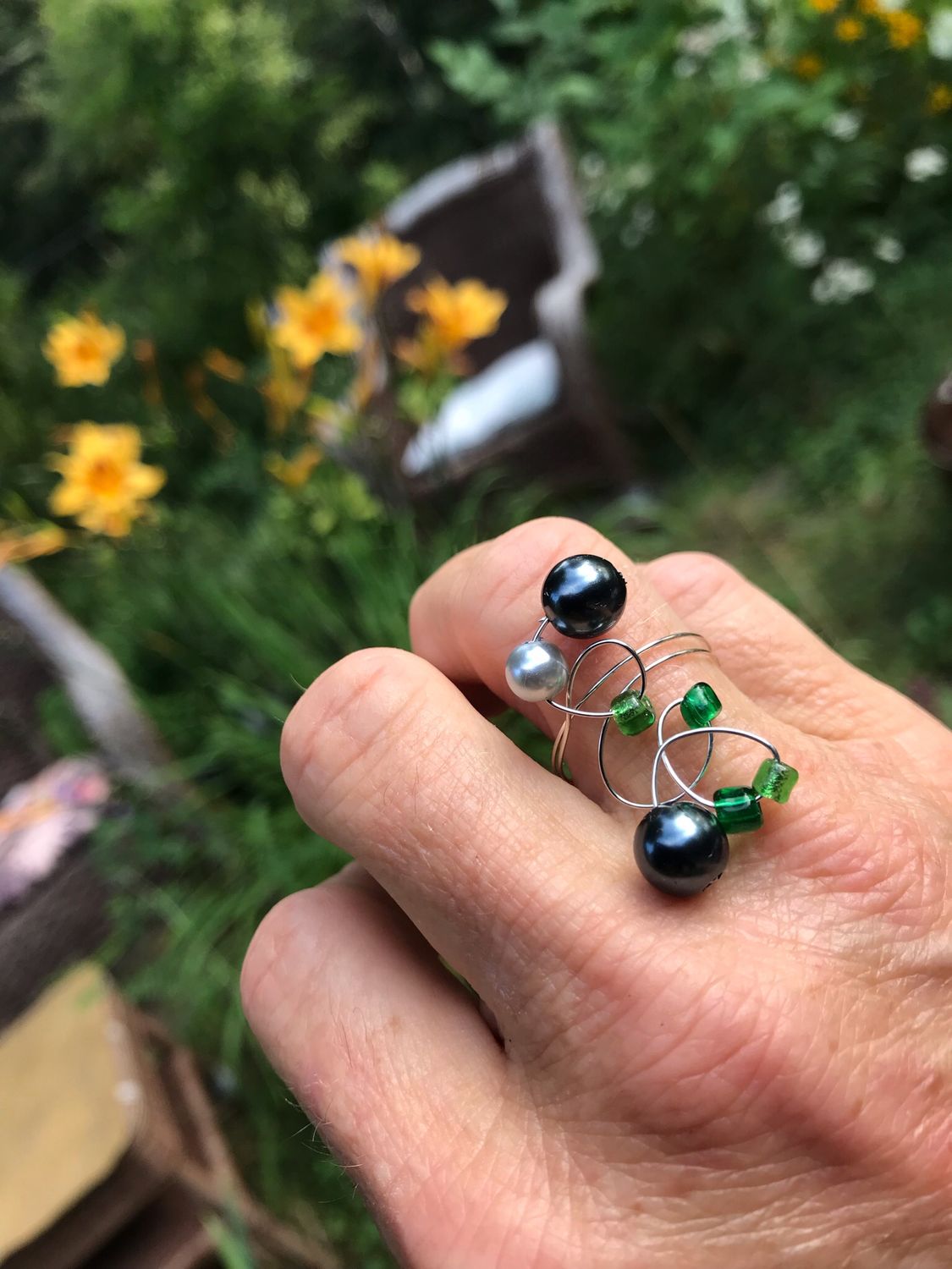 BAGUE FUNNY ÉMERAUDE