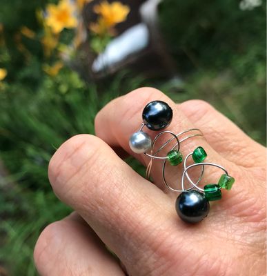 BAGUE FUNNY ÉMERAUDE 