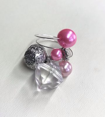 BAGUE FUNNY ART ROSE