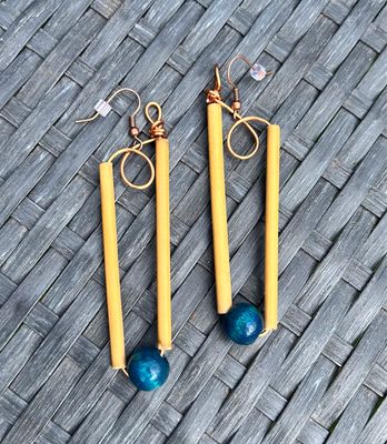 BOUCLES D’OREILLES ZEN BOIS 