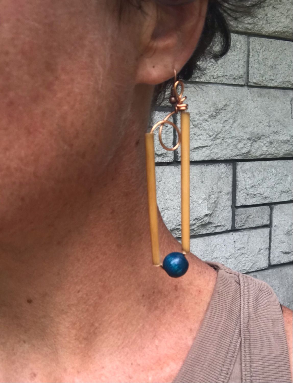 BOUCLES D’OREILLES ZEN BOIS 