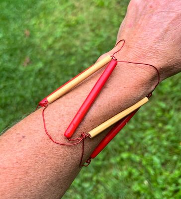 BRACELET APÉRO ROUGE ET NATUREL