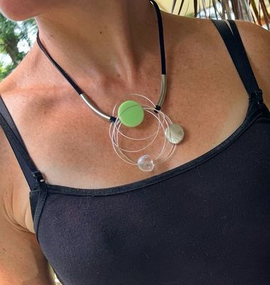 COLLIER C CHIC VERT MENTHE