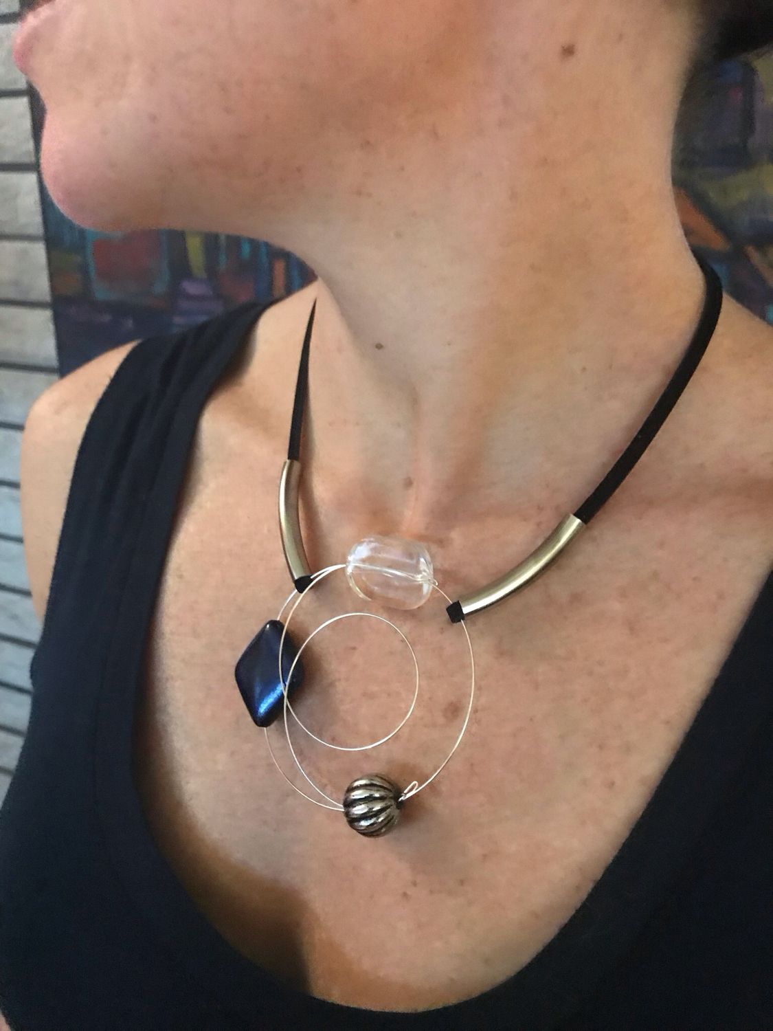 COLLIER C CHIC BLEU