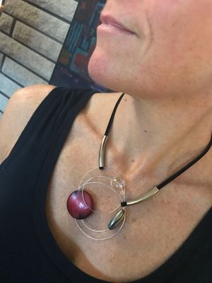 COLLIER C CHIC ROUGE