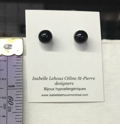 BOUCLES D’OREILLES MINI-FÉES NOIRES