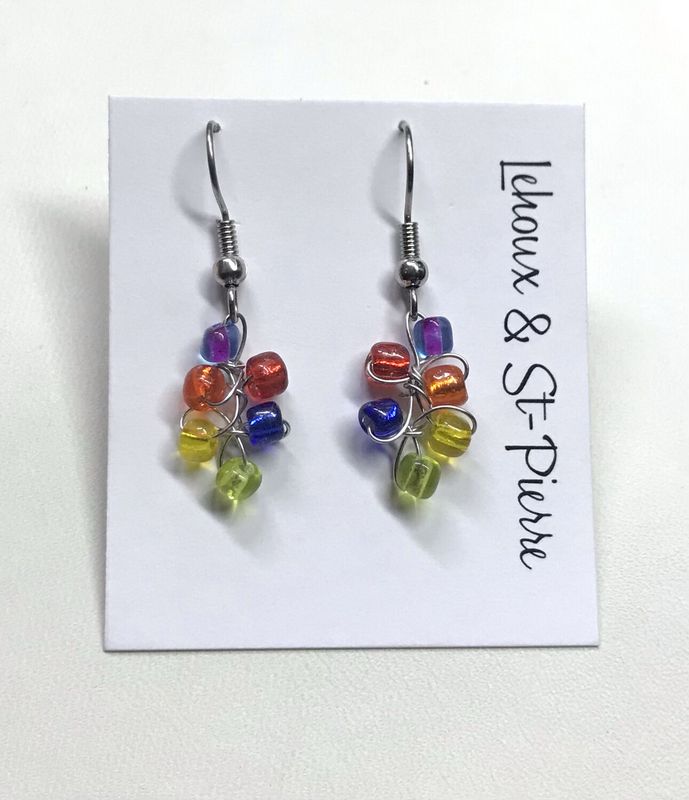 Boucles d’oreilles VERRE 