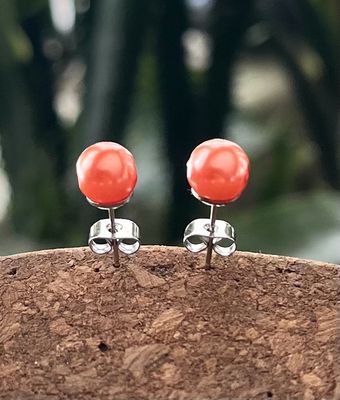 BOUCLES D’OREILLES MINI-FÉES ORANGE 