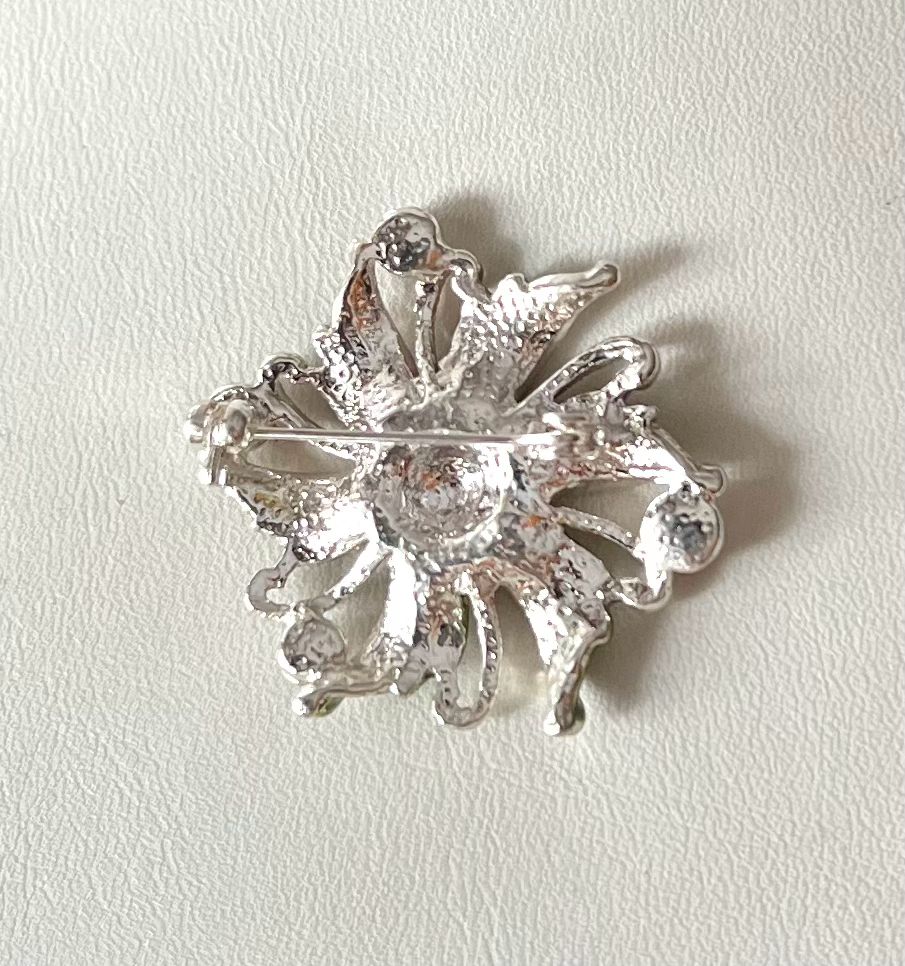 BROCHE VINTAGE VERTE