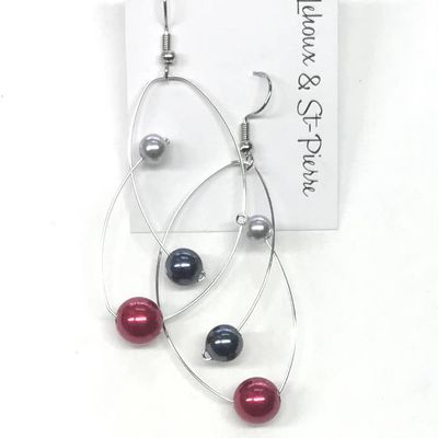 BOUCLES D’OREILLES SPHÈRE FANTAISIE 