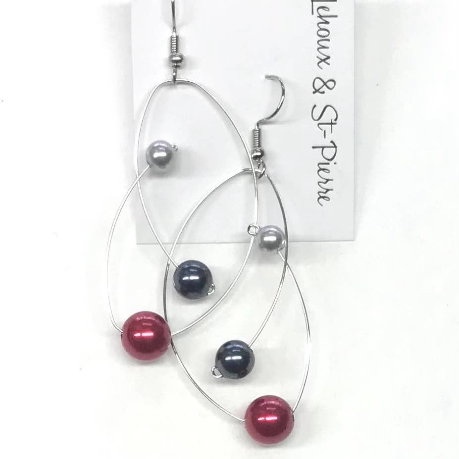 BOUCLES D’OREILLES SPHÈRE FANTAISIE 