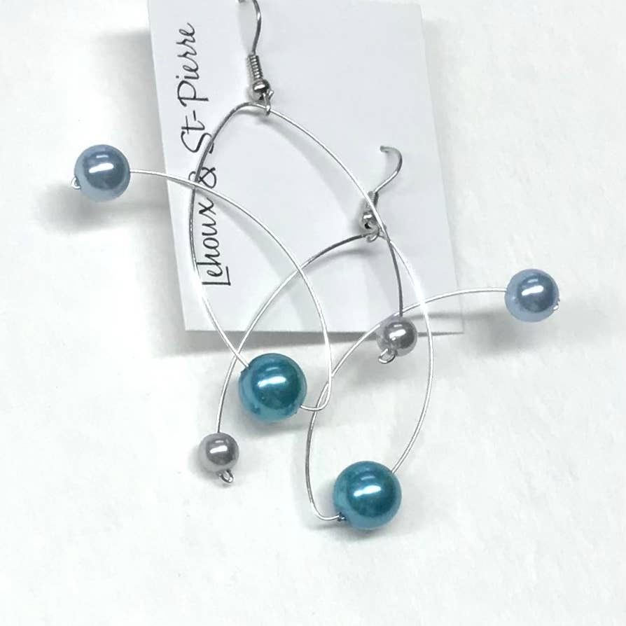 BOUCLES D’OREILLES CALLIGRAPHIE 