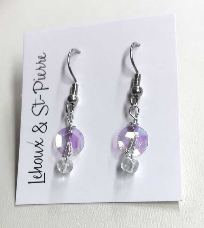 Boucles d’oreilles SCINTILLANTES 