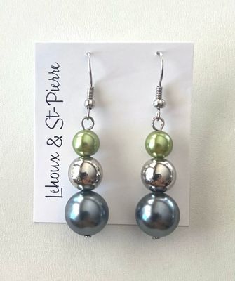 BOUCLES D’OREILLES SIMPLE TRIOLET 