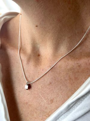 COLLIER CHAÎNE ARGENT 925 CUBE