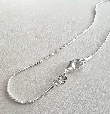 COLLIER CHAÎNE ARGENT 925 COEUR QUARTZ ROSE