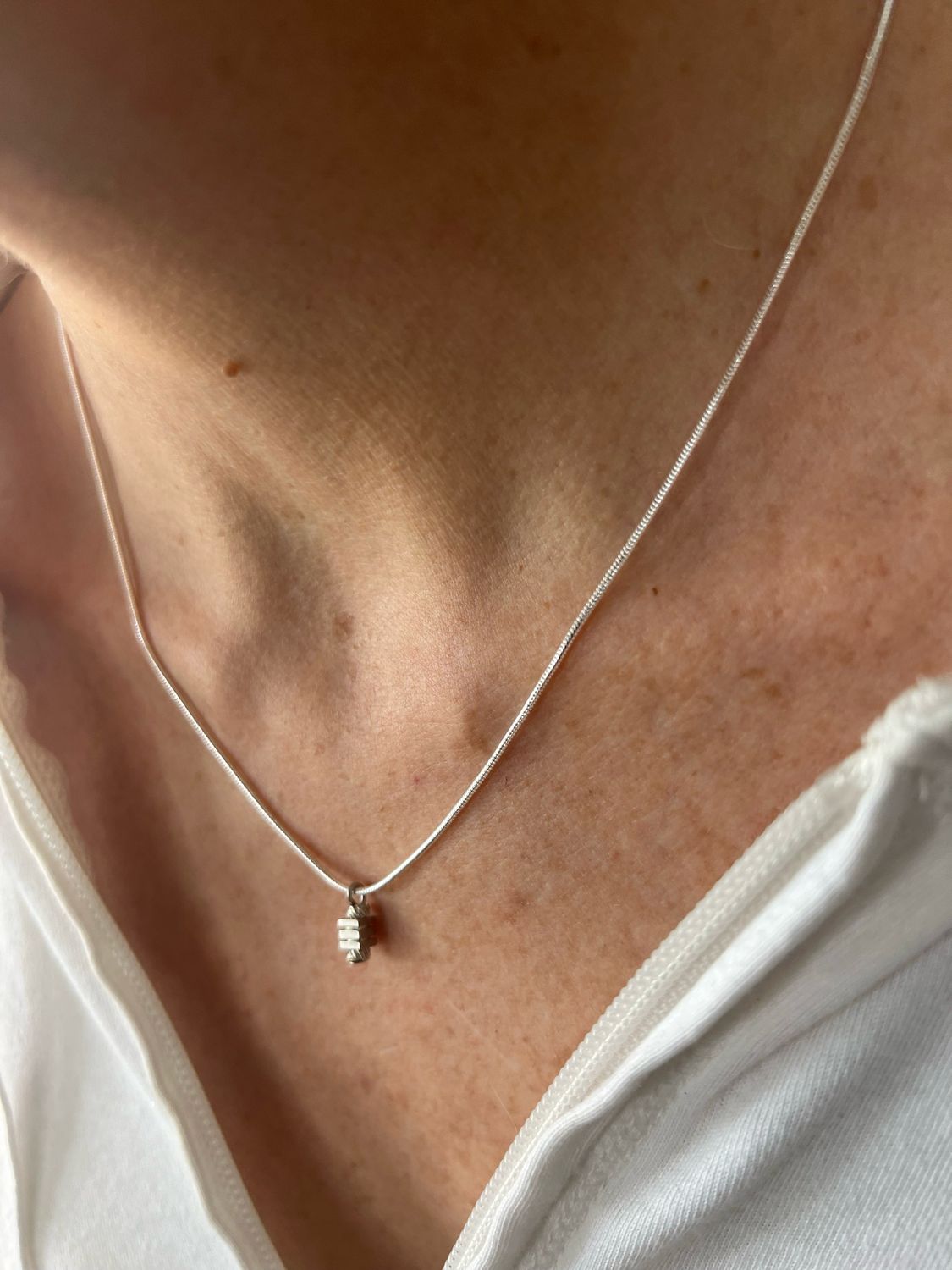 COLLIER CHAÎNE ARGENT 925 CUBIQUE