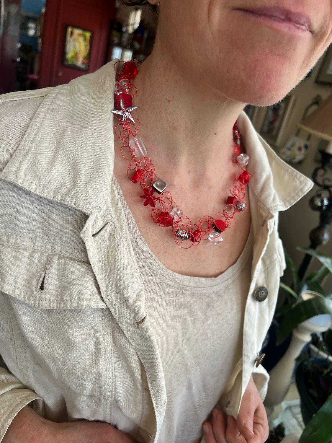 COLLIER DENTELLE FANTAISIE