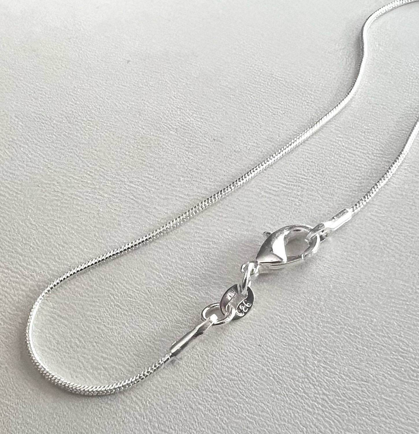 COLLIER CHAÎNE ARGENT 925 CRISTAL ROSE