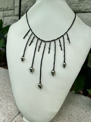 COLLIER SOLEIL NOIR