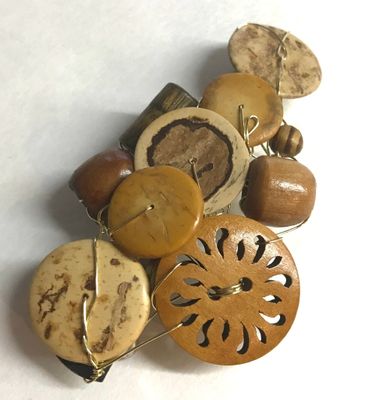 BARRETTE BOIS TAN