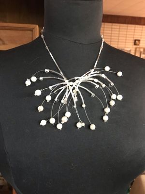 COLLIER FEUX D’ARTIFICES BLANC