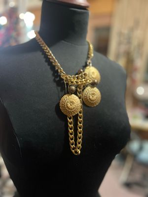 COLLIER PASTILLES D’OR