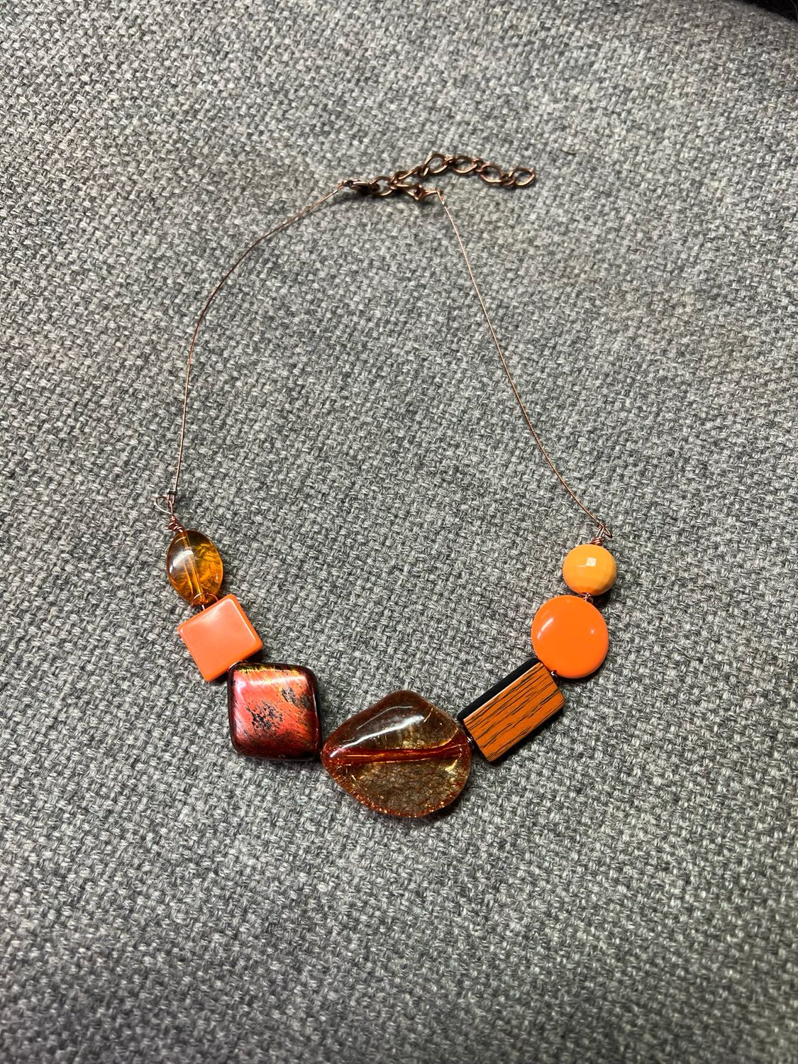 COLLIER HAÏKU ORANGE