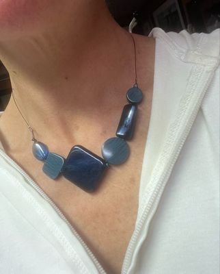 COLLIER HAÏKU BLEU COLLIER HAÏKU BLEU