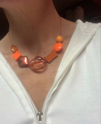 COLLIER HAÏKU ORANGE COLLIER HAÏKU ORANGE