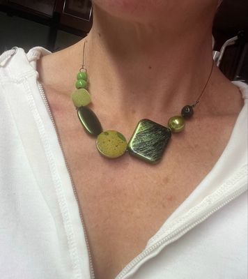 COLLIER HAÏKU VERT COLLIER HAÏKU VERT