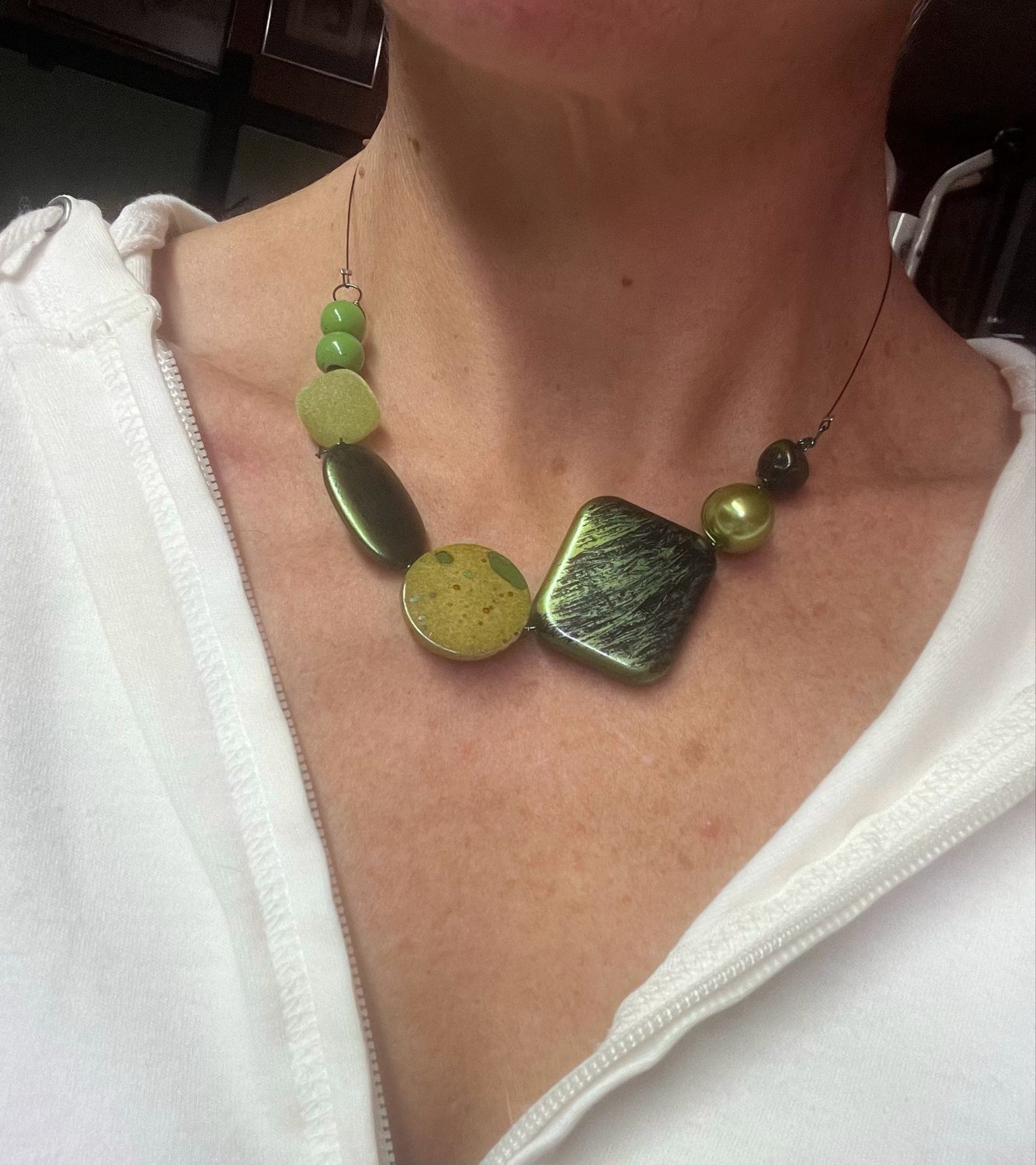 COLLIER HAÏKU VERT COLLIER HAÏKU VERT