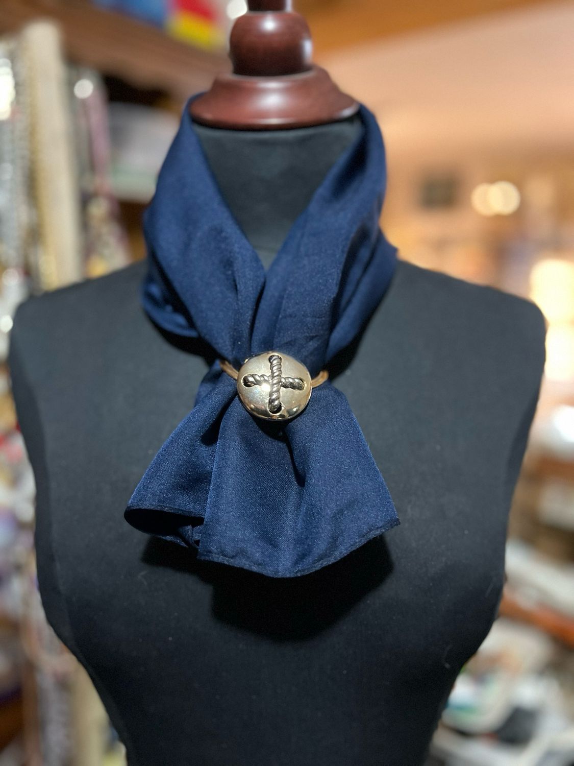 ANNEAU DE FOULARD VINTAGE NAUTIQUE 