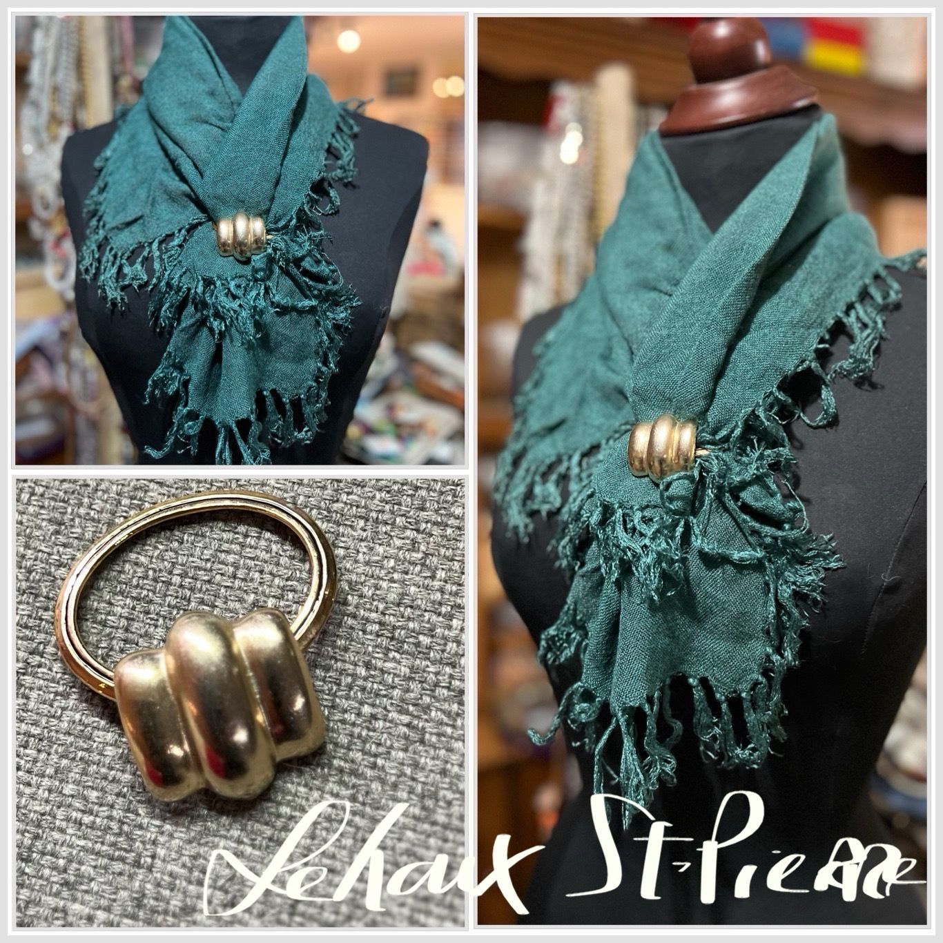 ANNEAU DE FOULARD VINTAGE ISADORA