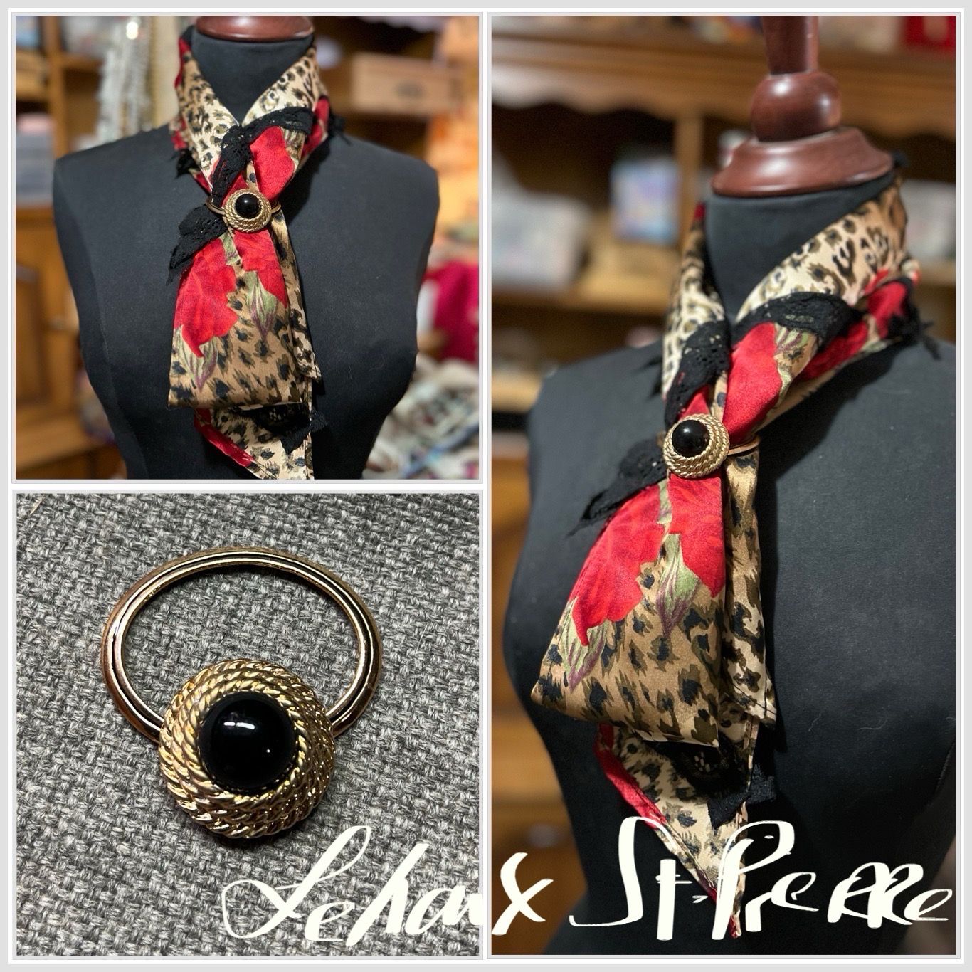 ANNEAU DE FOULARD VINTAGE DIVA