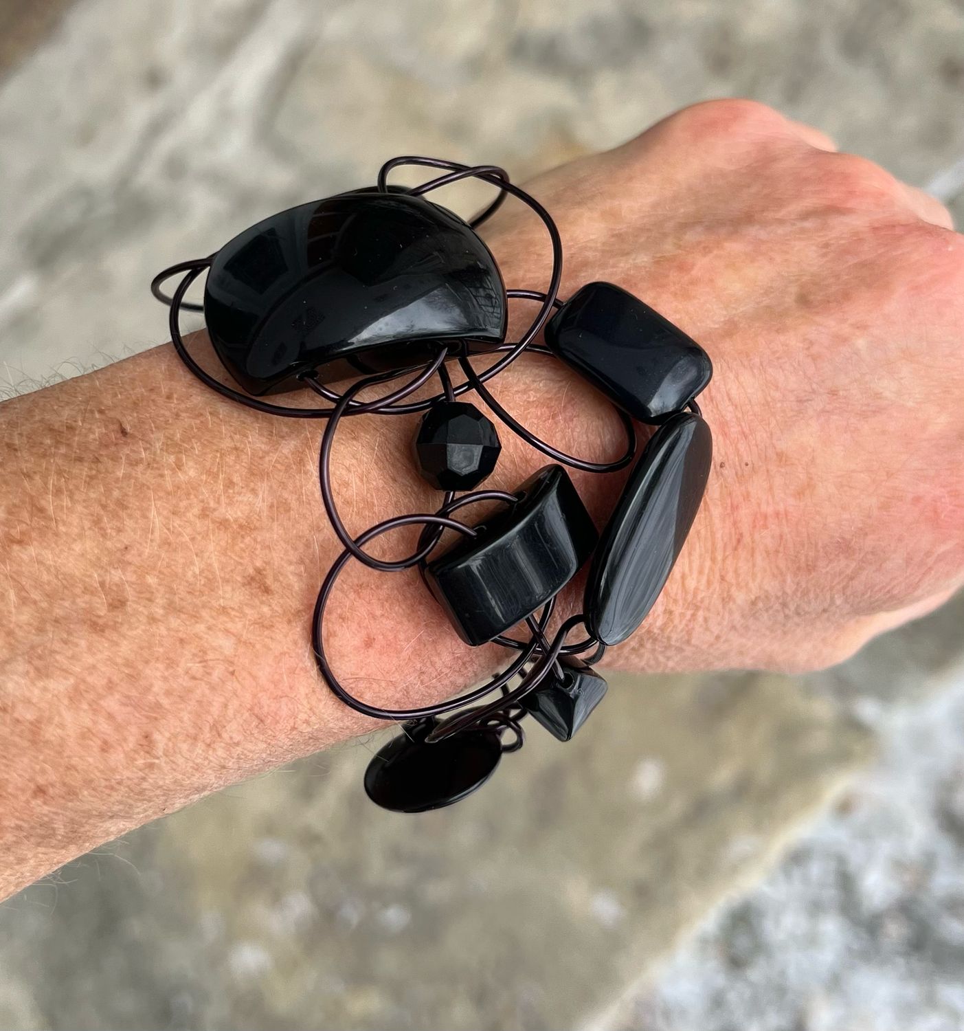 BRACELET D’ARCHITECTURE NOIR