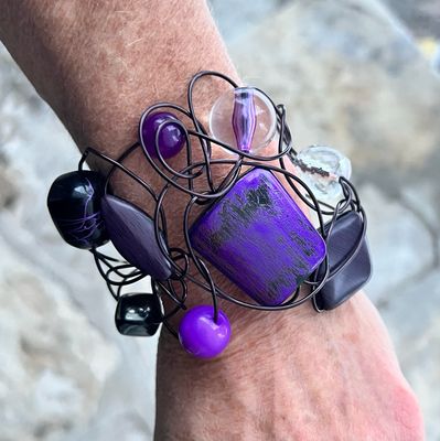 BRACELET D’ARCHITECTURE VIOLET BRACELET D’ARCHITECTURE VIOLET