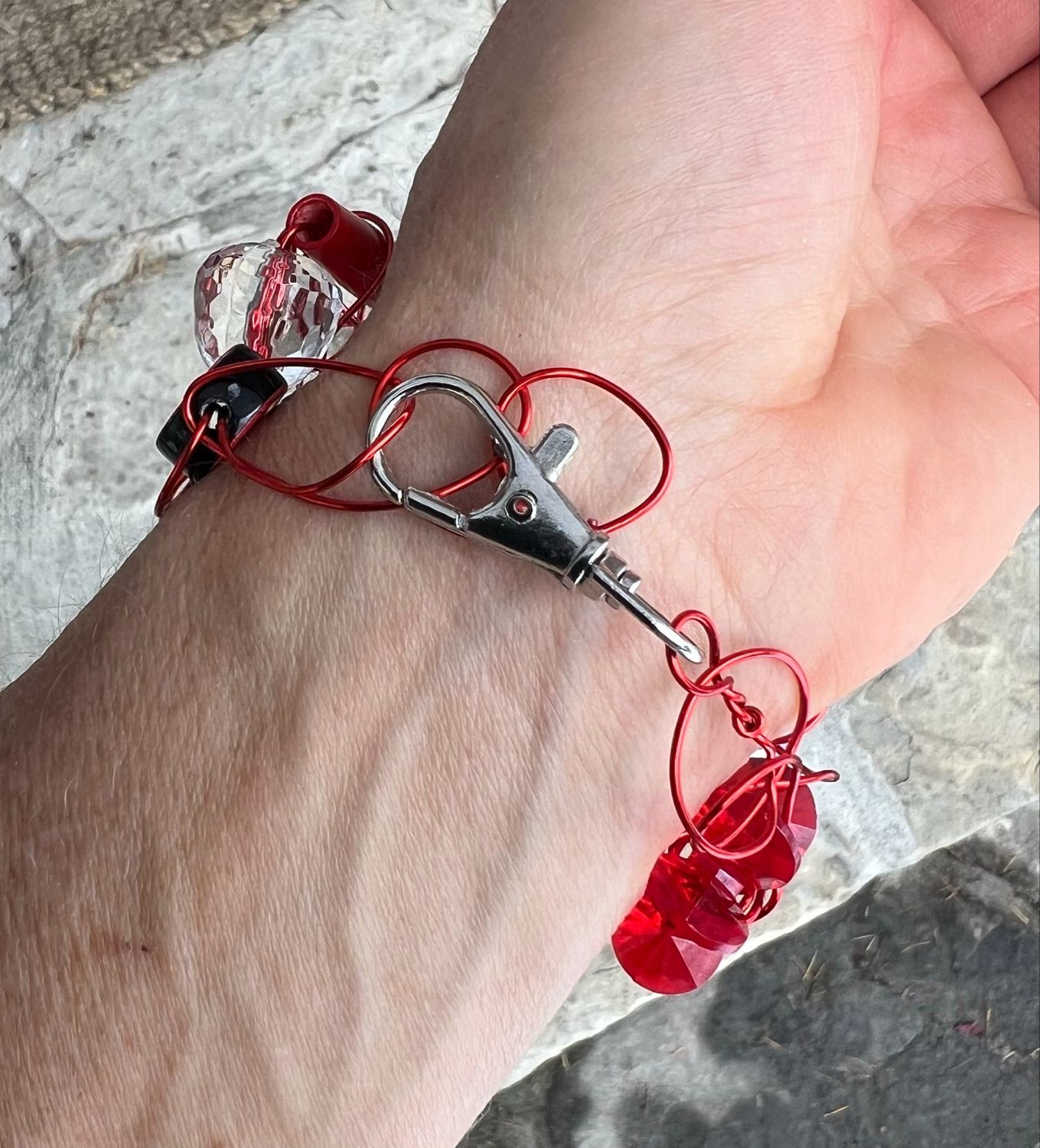 BRACELET D’ARCHITECTURE ROUGE CLAIR