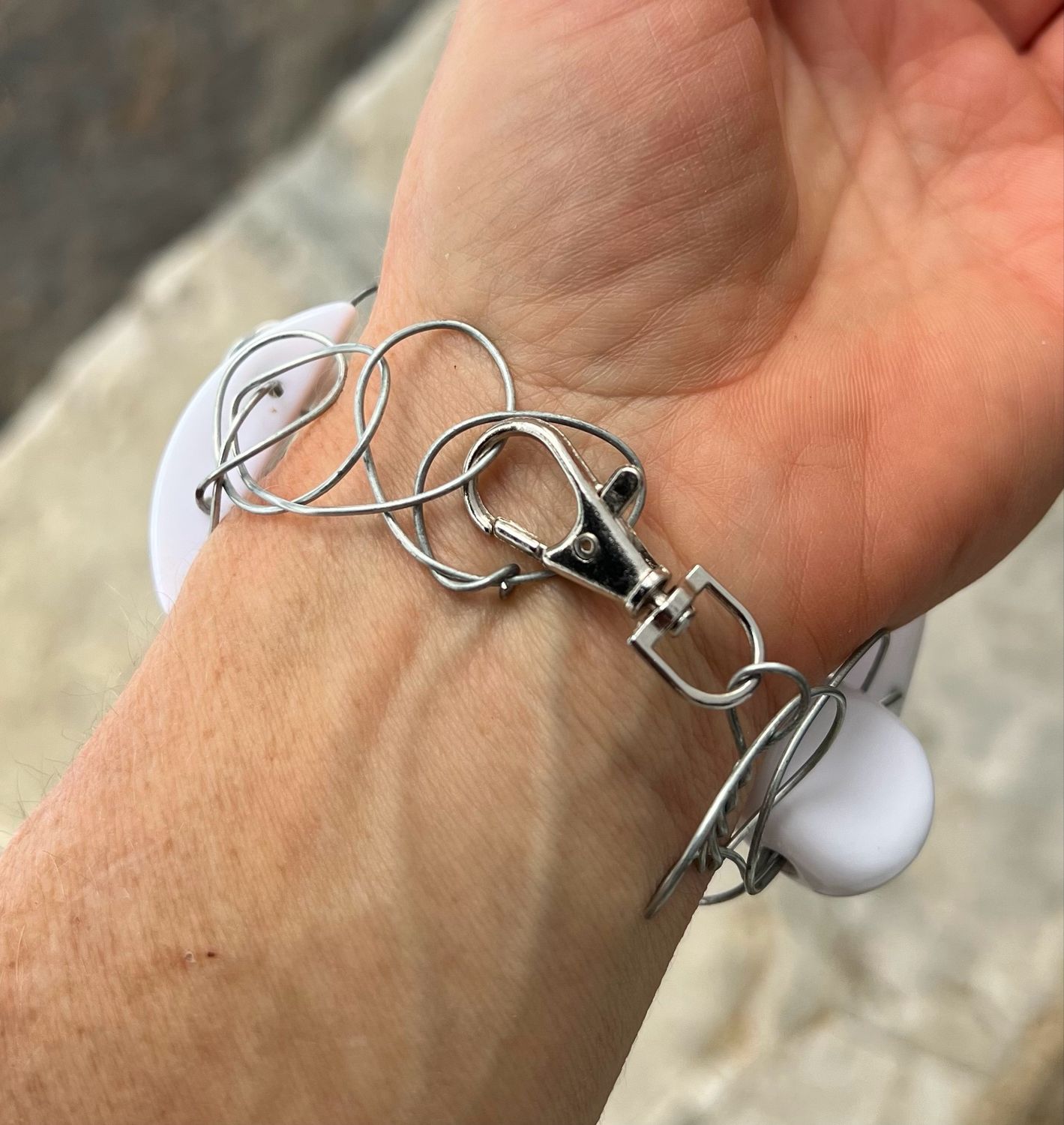 BRACELET D’ARCHITECTURE BLANC