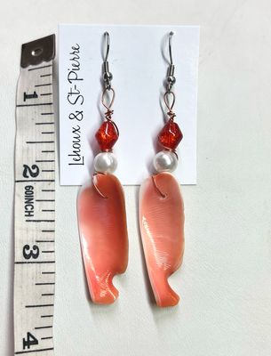 BOUCLES D’OREILLES TRIOLET COQUILLAGES BOUCLES D’OREILLES TRIOLET COQUILLAGES